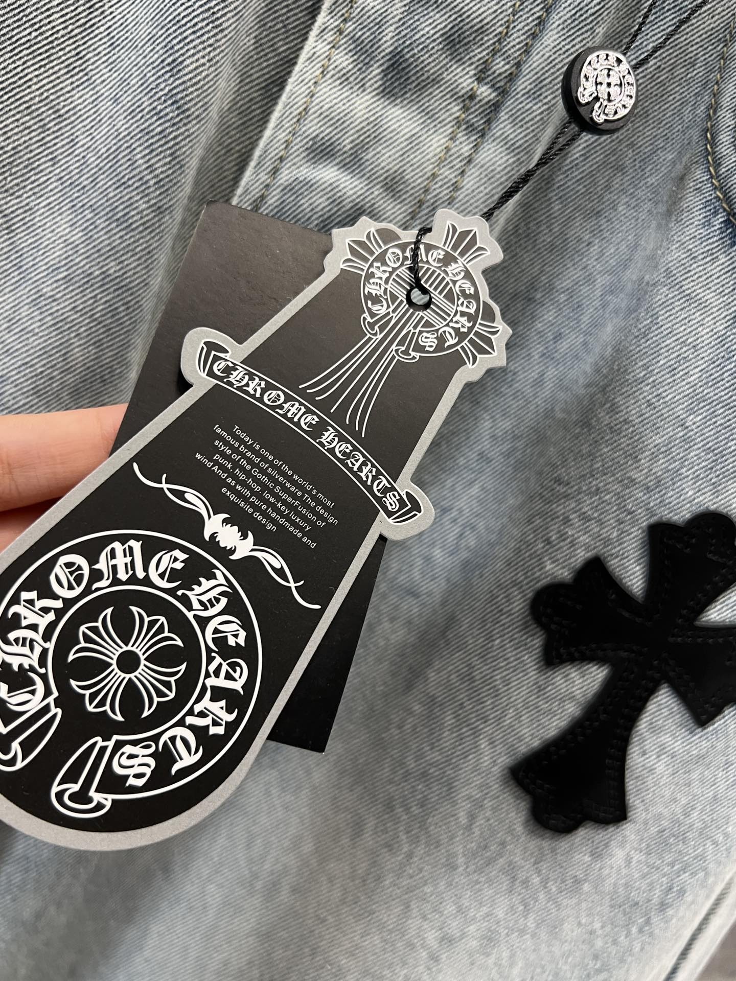 [CHROM HEARTS -크롬하츠] 크롬하츠 빈티지 스타일 청바지