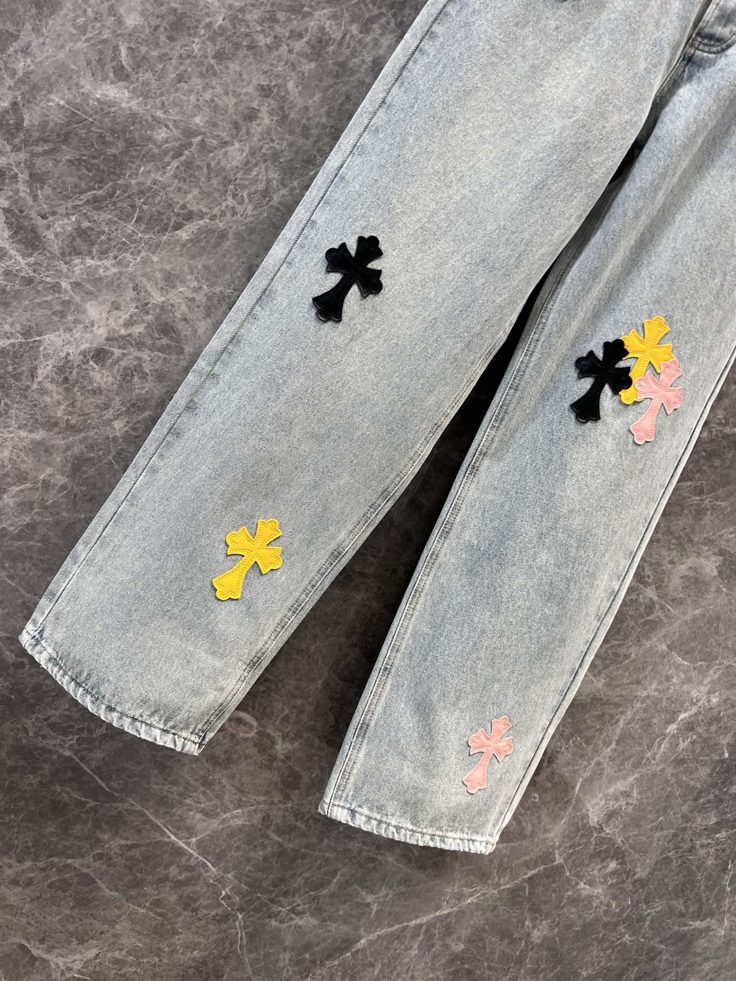 [CHROM HEARTS -크롬하츠] 크롬하츠 빈티지 스타일 청바지