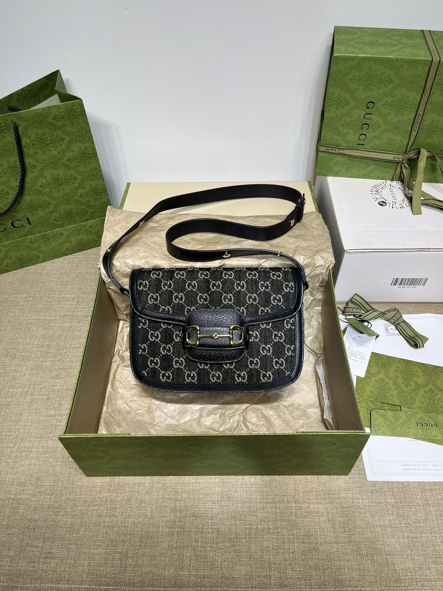 구찌 홀스빗 1955 숄더백