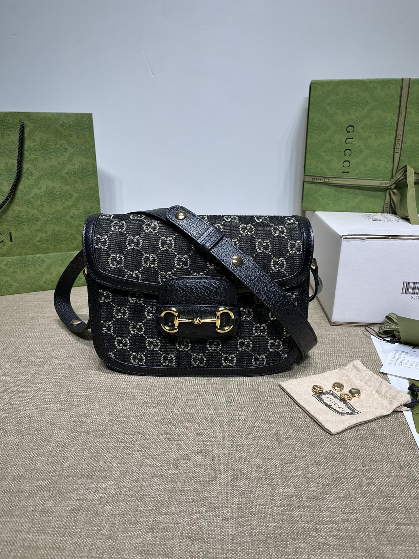 구찌 홀스빗 1955 숄더백