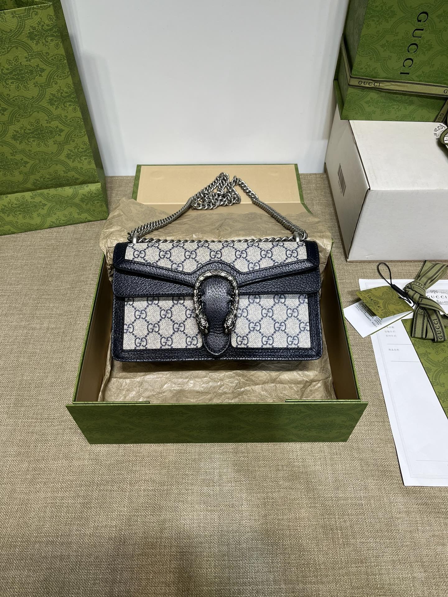 구찌 디오니서스 GG 스몰 숄더백