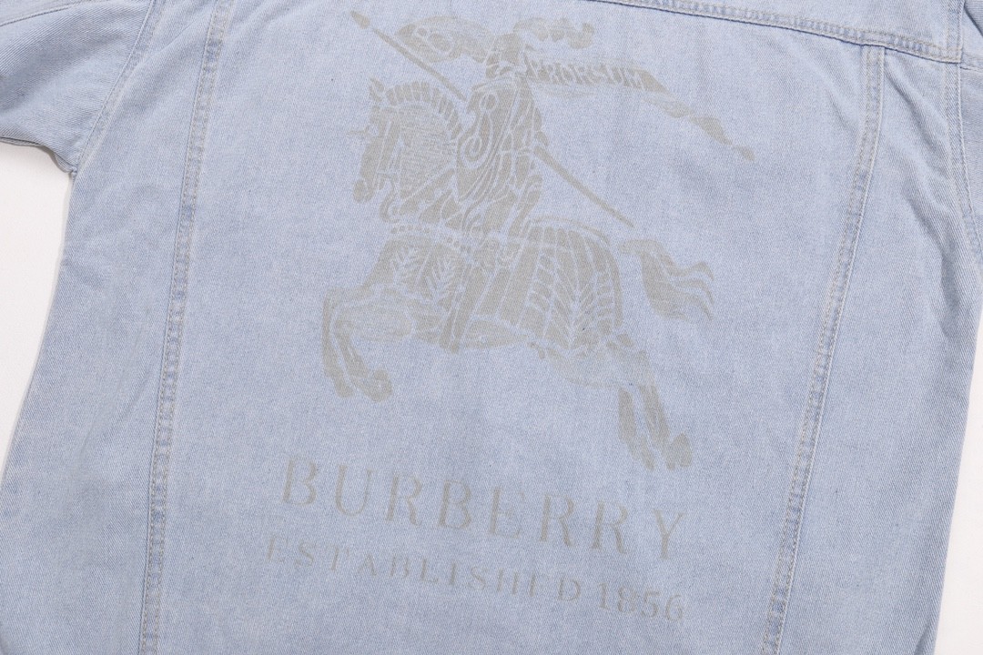 [BURBERRY-버버리] 버버리 프린트 발렌시아가 로고 프린트 재킷