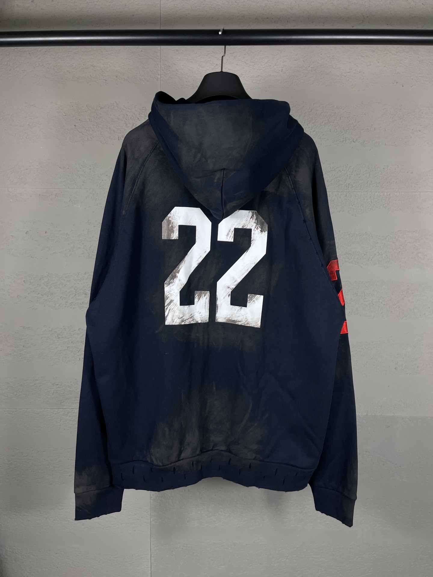 [BALENCIAGA-발렌시아가] 발렌시아가 프랑스 자수 후드 XL 발렌시아가 폴로후드