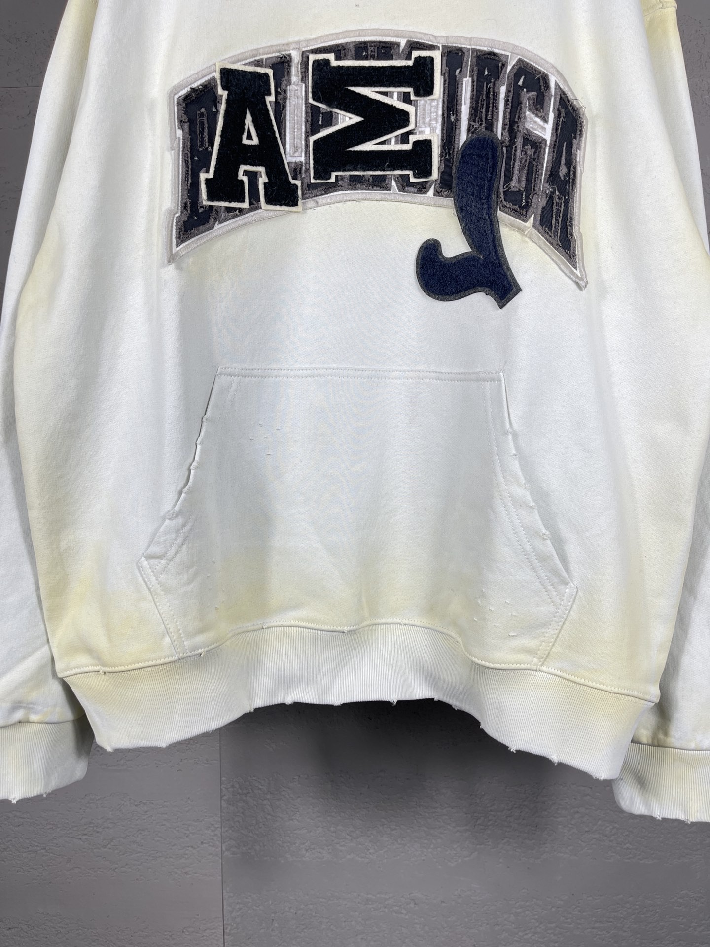 [BALENCIAGA-발렌시아가] 발렌시아가 디스트레스 스케이터 후드 티셔츠