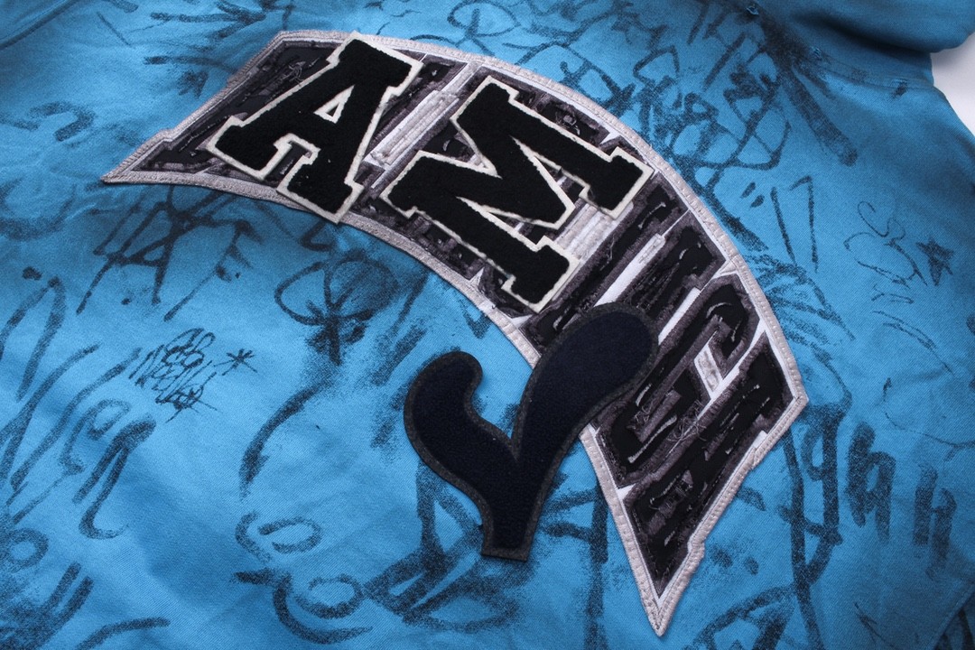 [BALENCIAGA-발렌시아가] 발렌시아가 그래피티 핸드페인팅 자수 집업 후드 남여공용