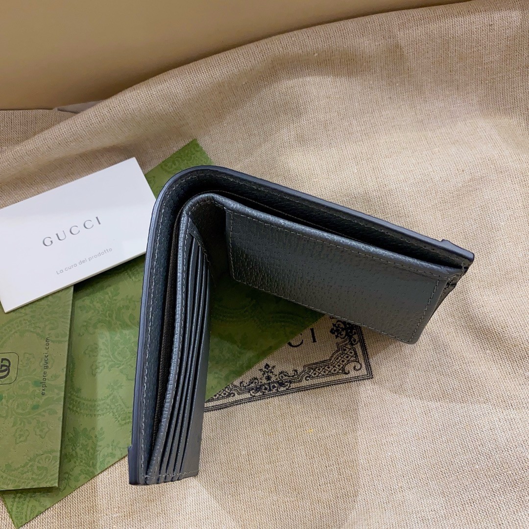 [GUCCI -구찌] 구찌 오피디아 GG 카드 케이스 블루 다크 블루 슈프림