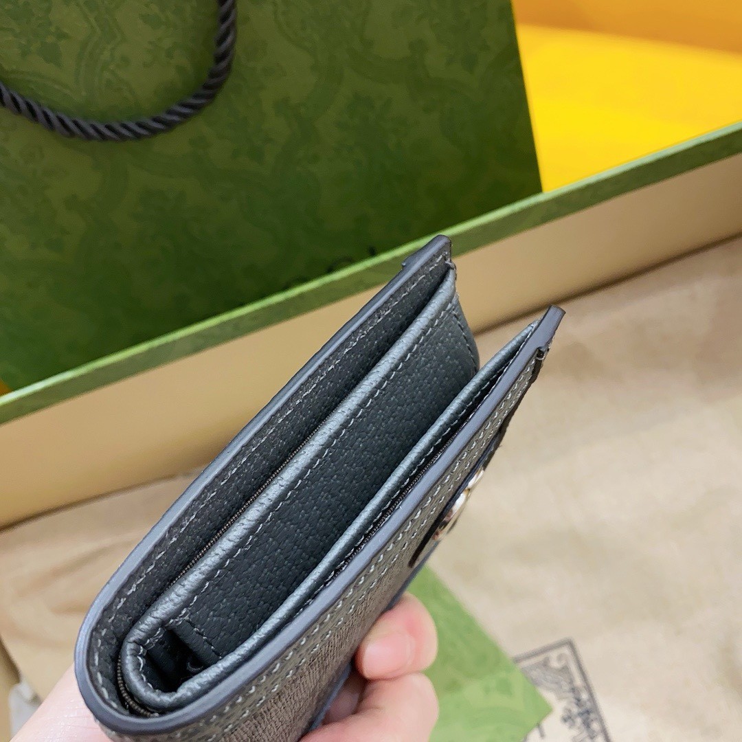 [GUCCI -구찌] 구찌 오피디아 GG 카드 케이스 블루 다크 블루 슈프림