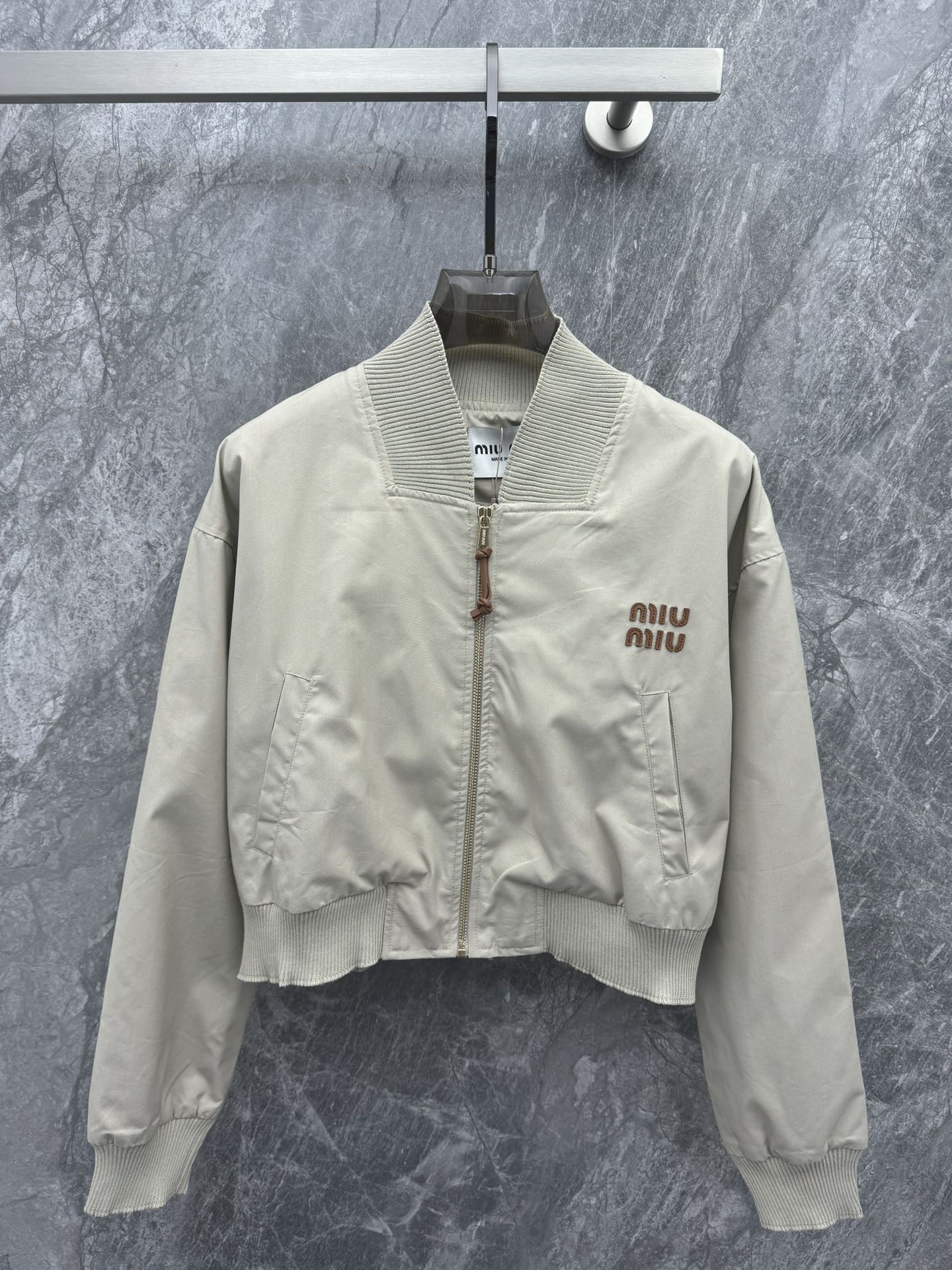[MIU MIU-미우미우] 미우미우 파나마 코튼 자켓