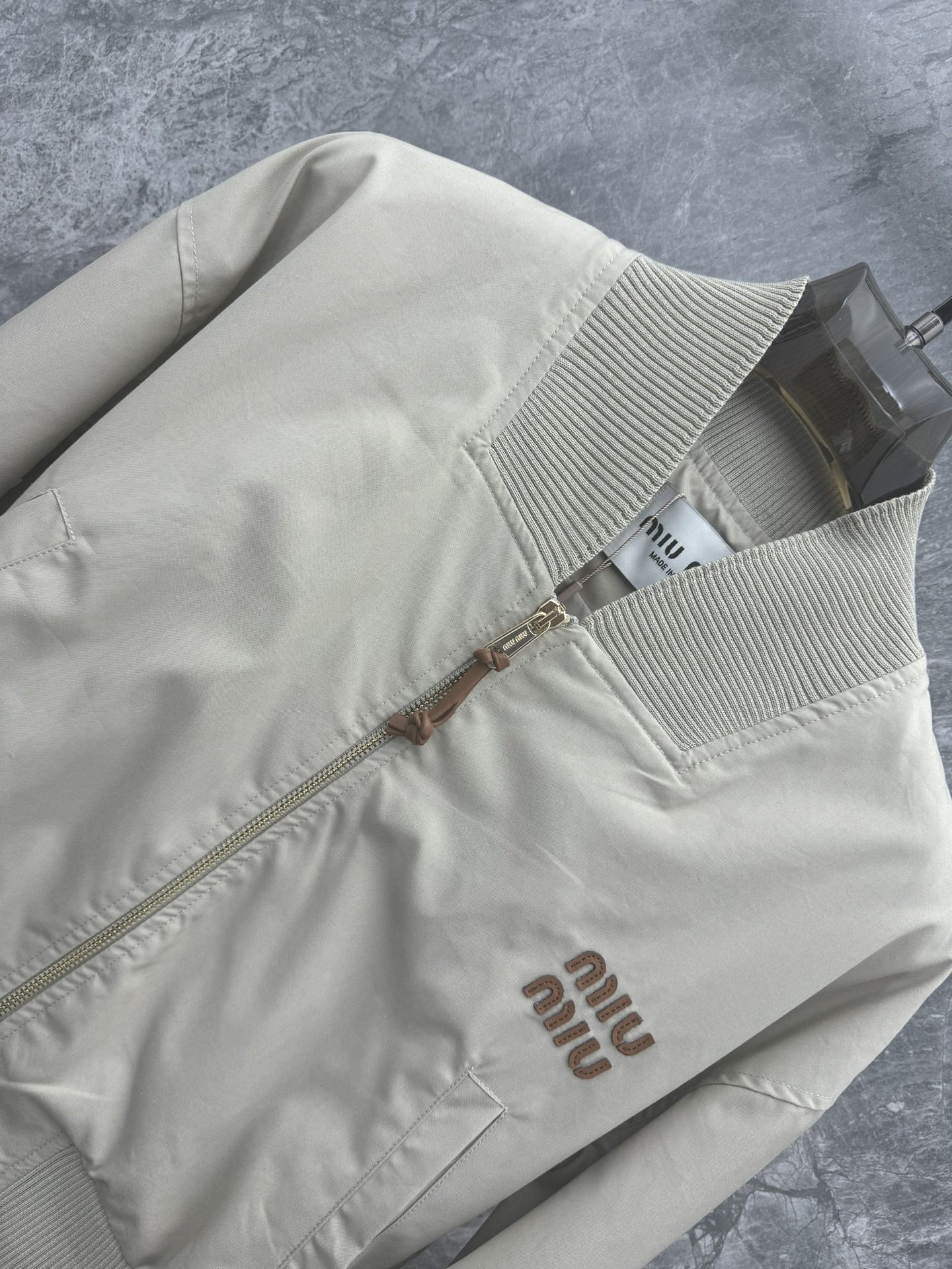 [MIU MIU-미우미우] 미우미우 파나마 코튼 자켓