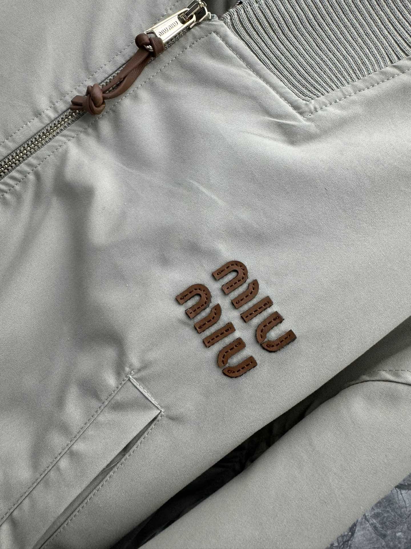 [MIU MIU-미우미우] 미우미우 파나마 코튼 자켓