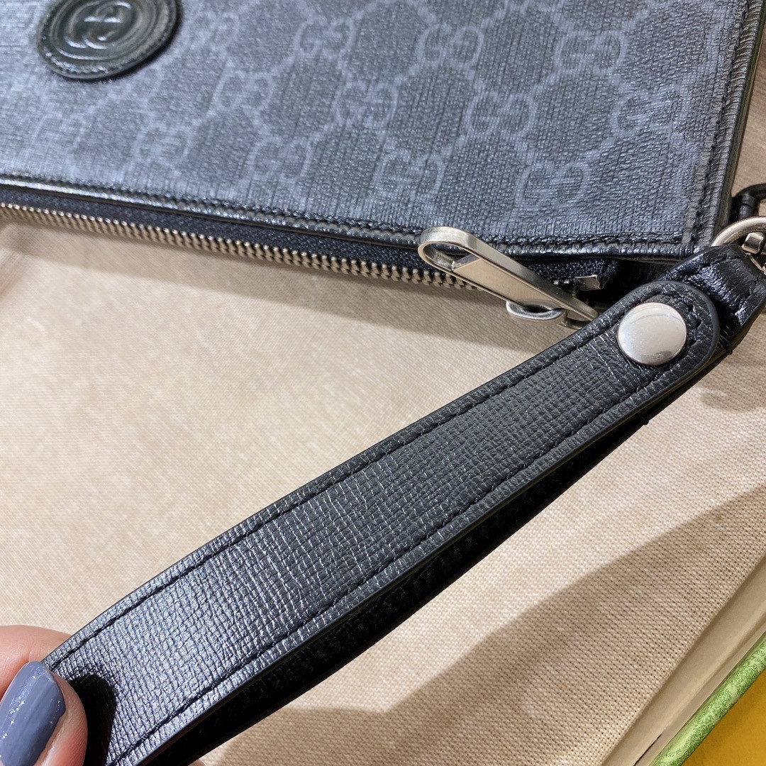 [GUCCI-구찌] 구찌 마이크로시마 스트랩 클러치백