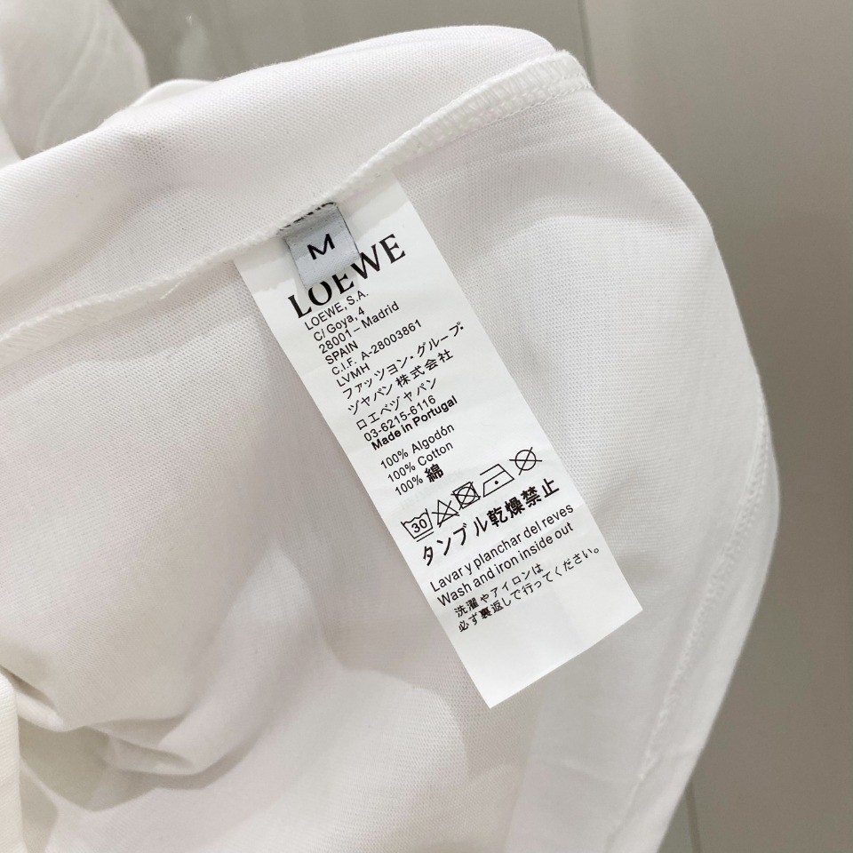 [LOEWE-로에베] 로에베 반팔 티셔츠 화이트