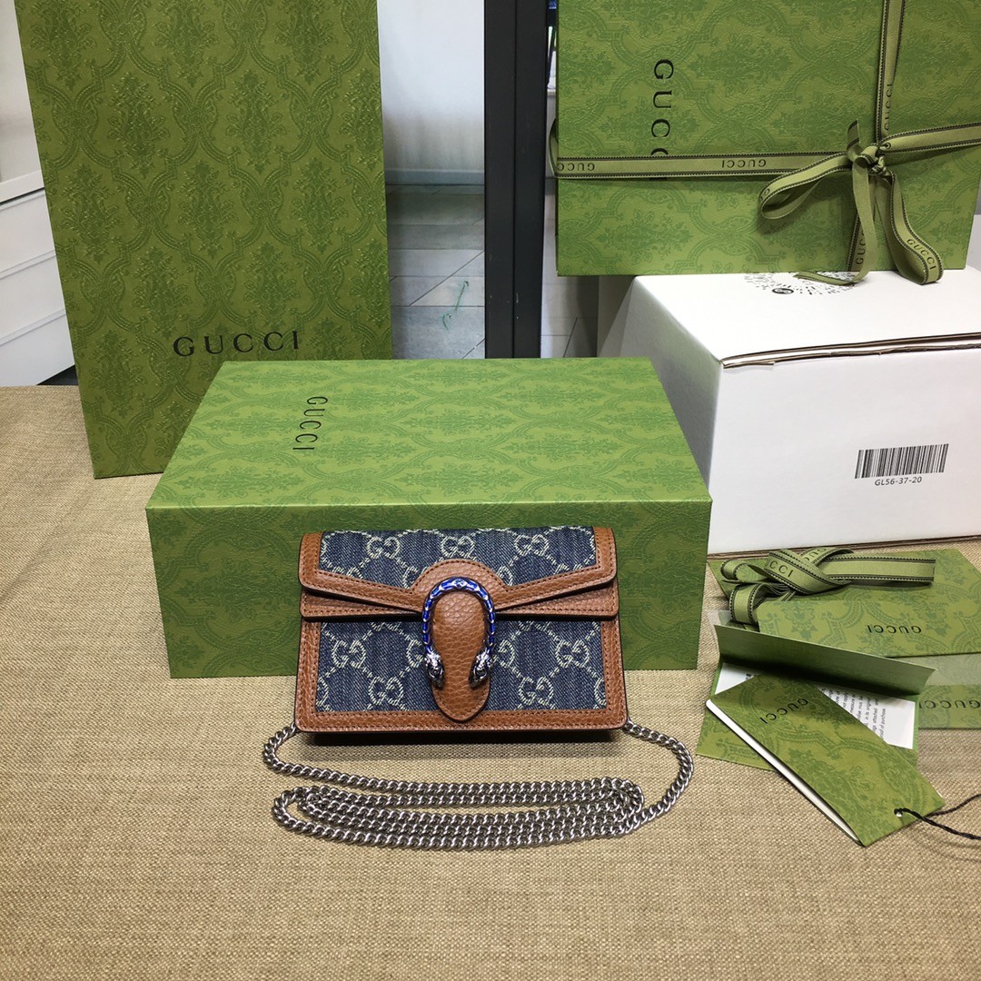 구찌 디오니서스 GG 수퍼 미니백