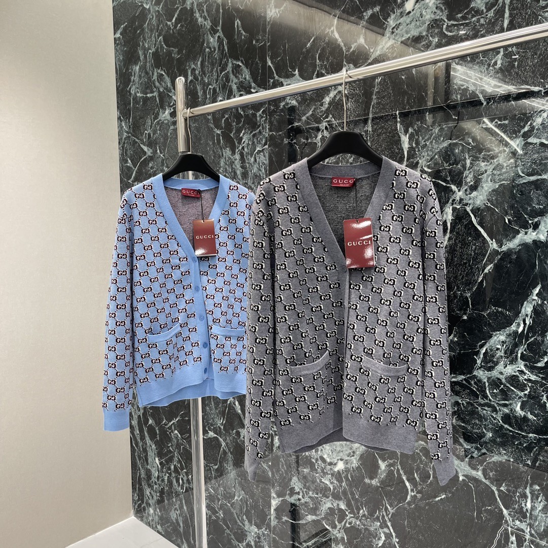 [GUCCI-구찌] 구찌  GG 니트 가디건