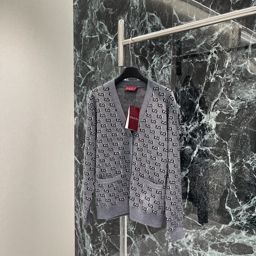 [GUCCI-구찌] 구찌  GG 니트 가디건
