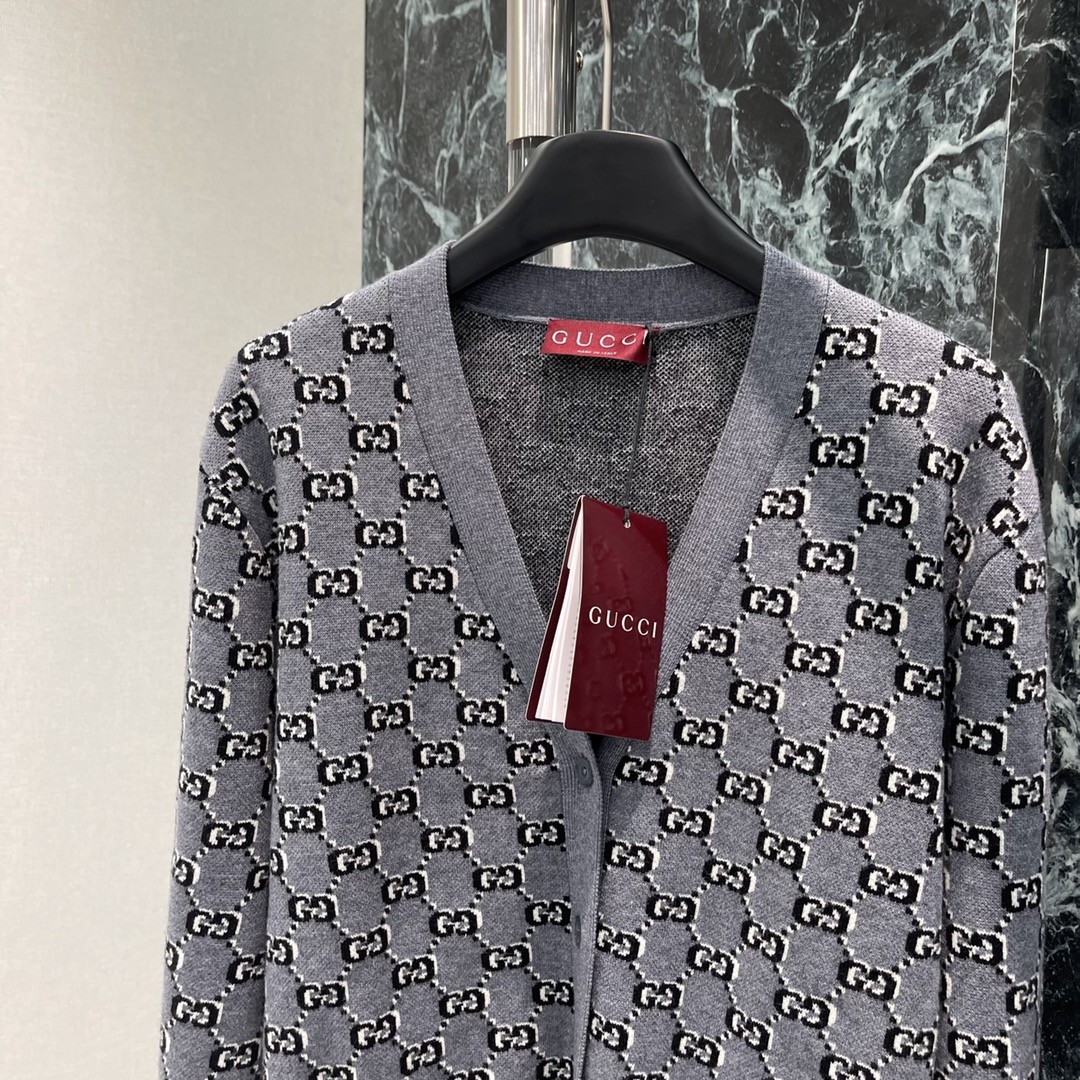 [GUCCI-구찌] 구찌  GG 니트 가디건