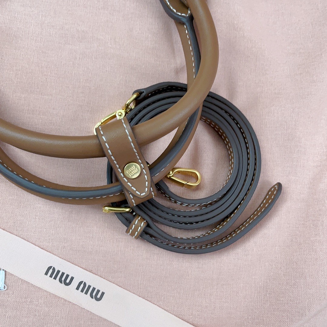 [MIU MIU-미우미우] 미우미우 아이비 캔버스 토트 백