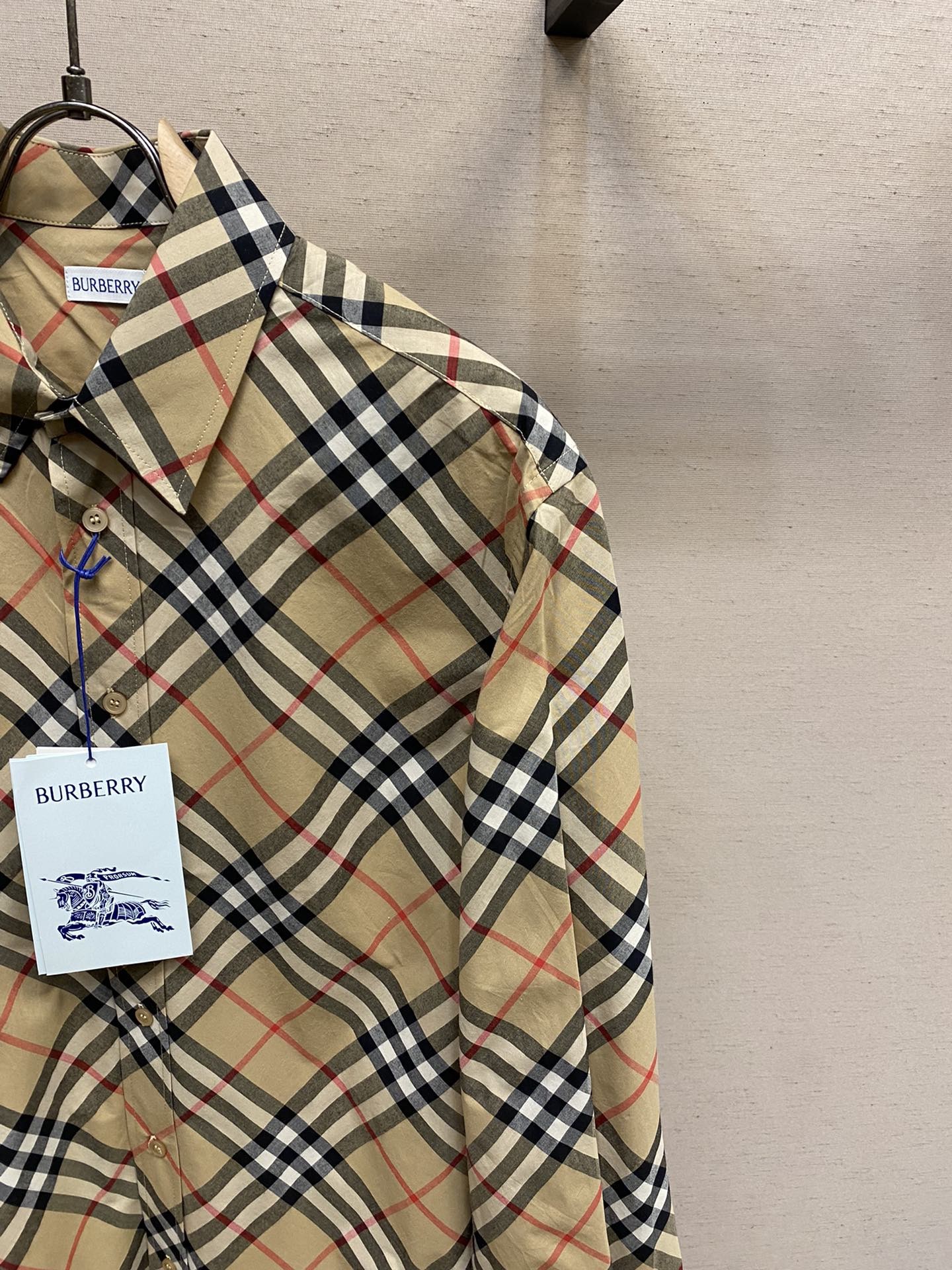 [BURBERRY-버버리] 버버리 24SS  빈티지 체크무늬  셔츠