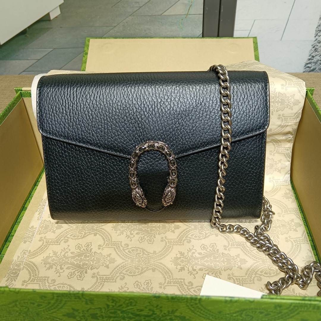 구찌 디오니서스 GG 수프림 체인 월렛