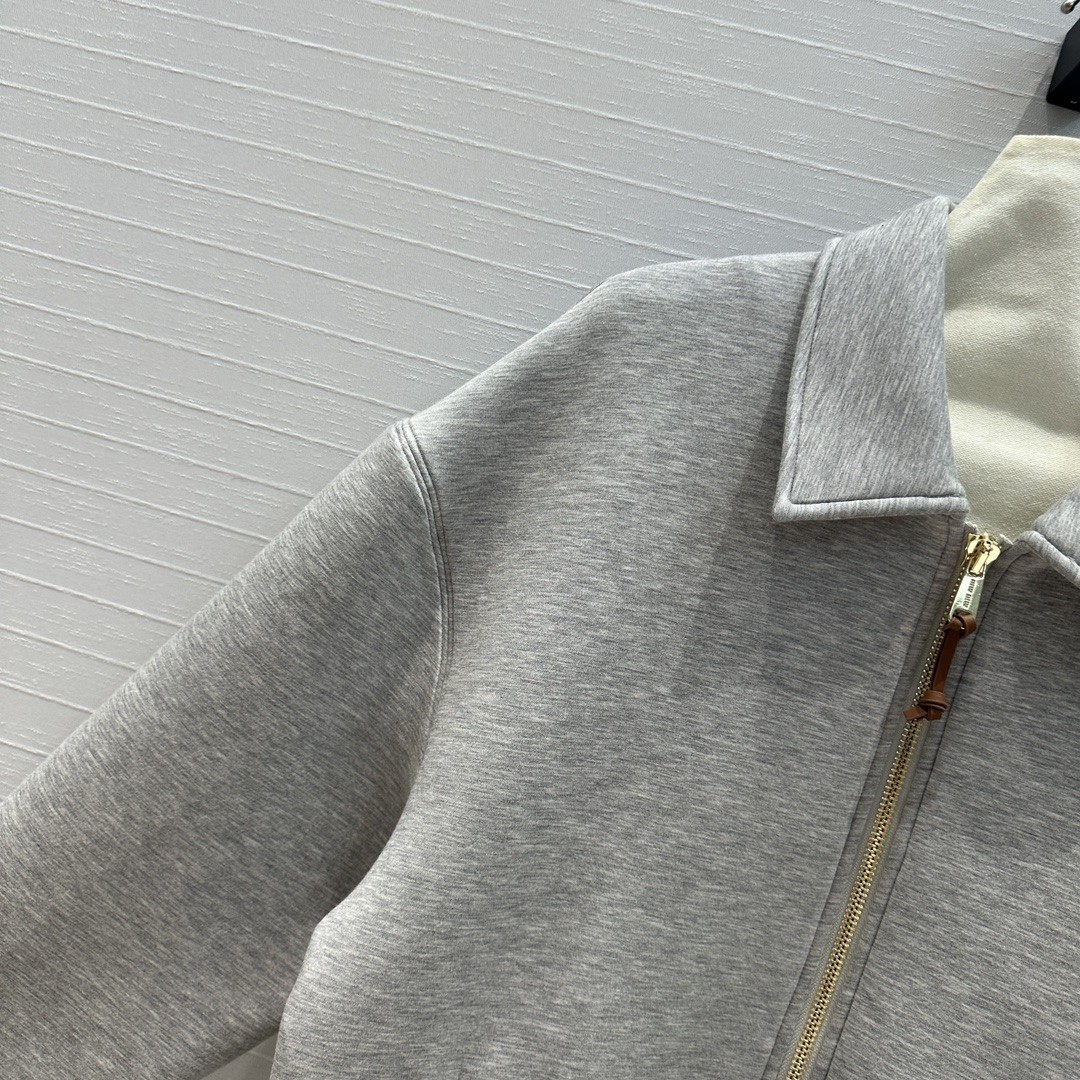 [MIU MIU-미우미우] 미우미우 카라 집업 자켓 남여공용