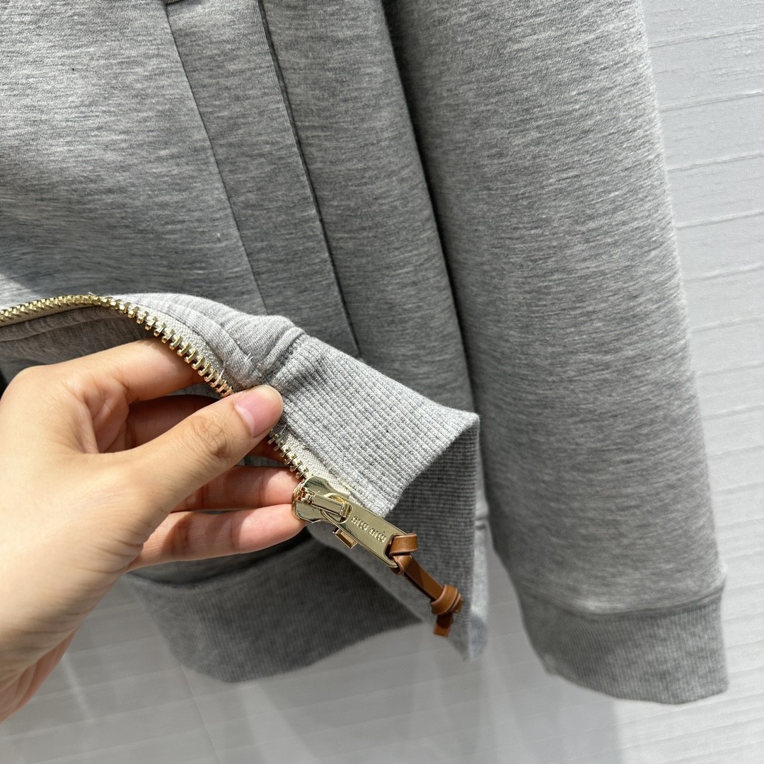 [MIU MIU-미우미우] 미우미우 카라 집업 자켓 남여공용