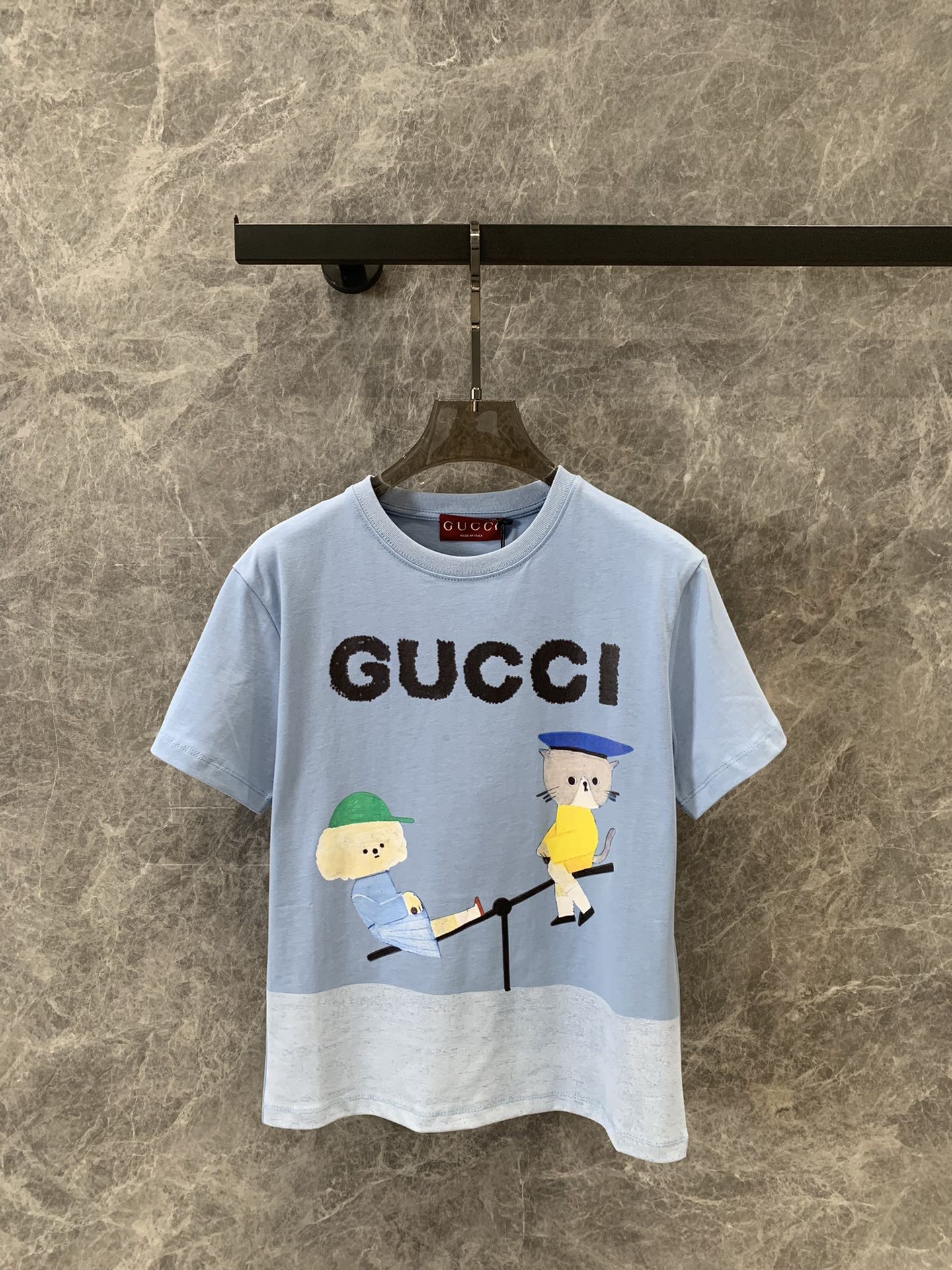 [GUCCI-구찌] 구찌 캐릭터 프린팅 반팔 티셔츠