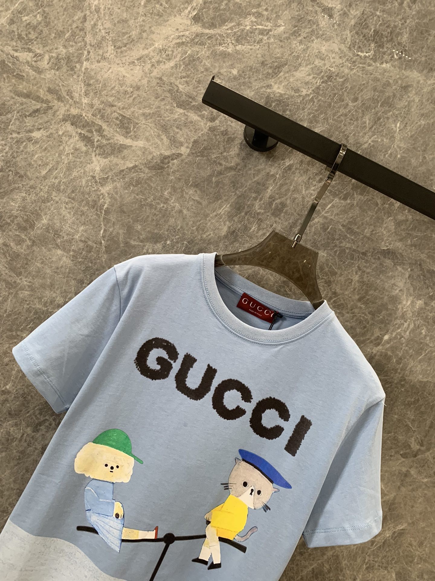 [GUCCI-구찌] 구찌 캐릭터 프린팅 반팔 티셔츠