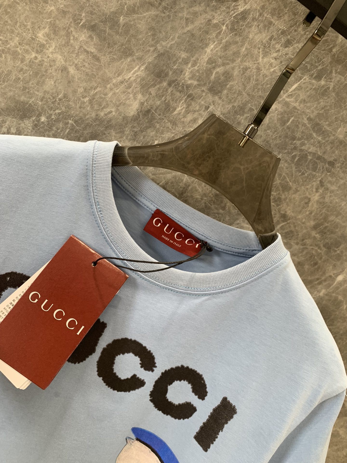 [GUCCI-구찌] 구찌 캐릭터 프린팅 반팔 티셔츠