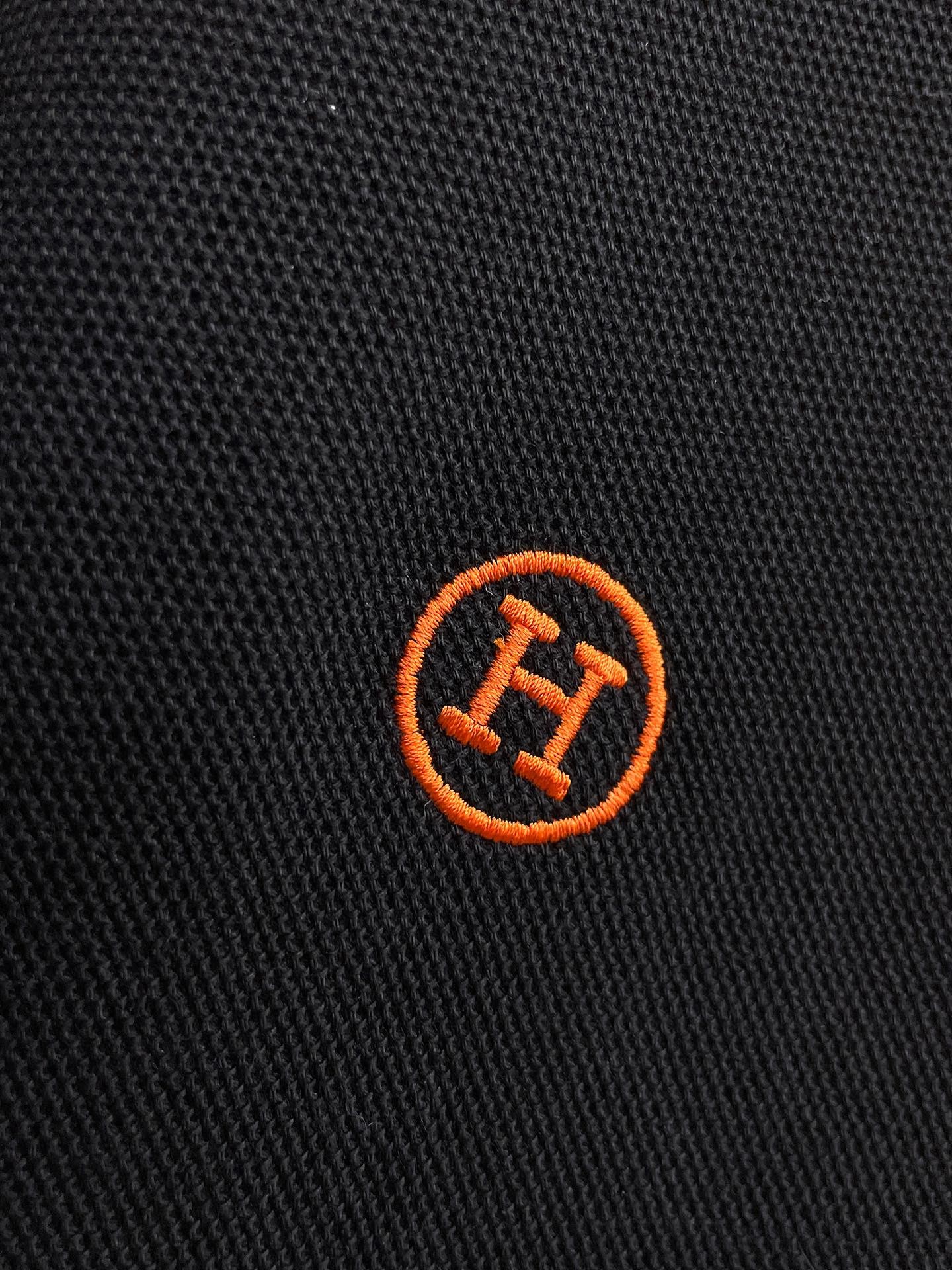 [HERMES-에르메스] 에르메스 H써클 자수로고 티셔츠