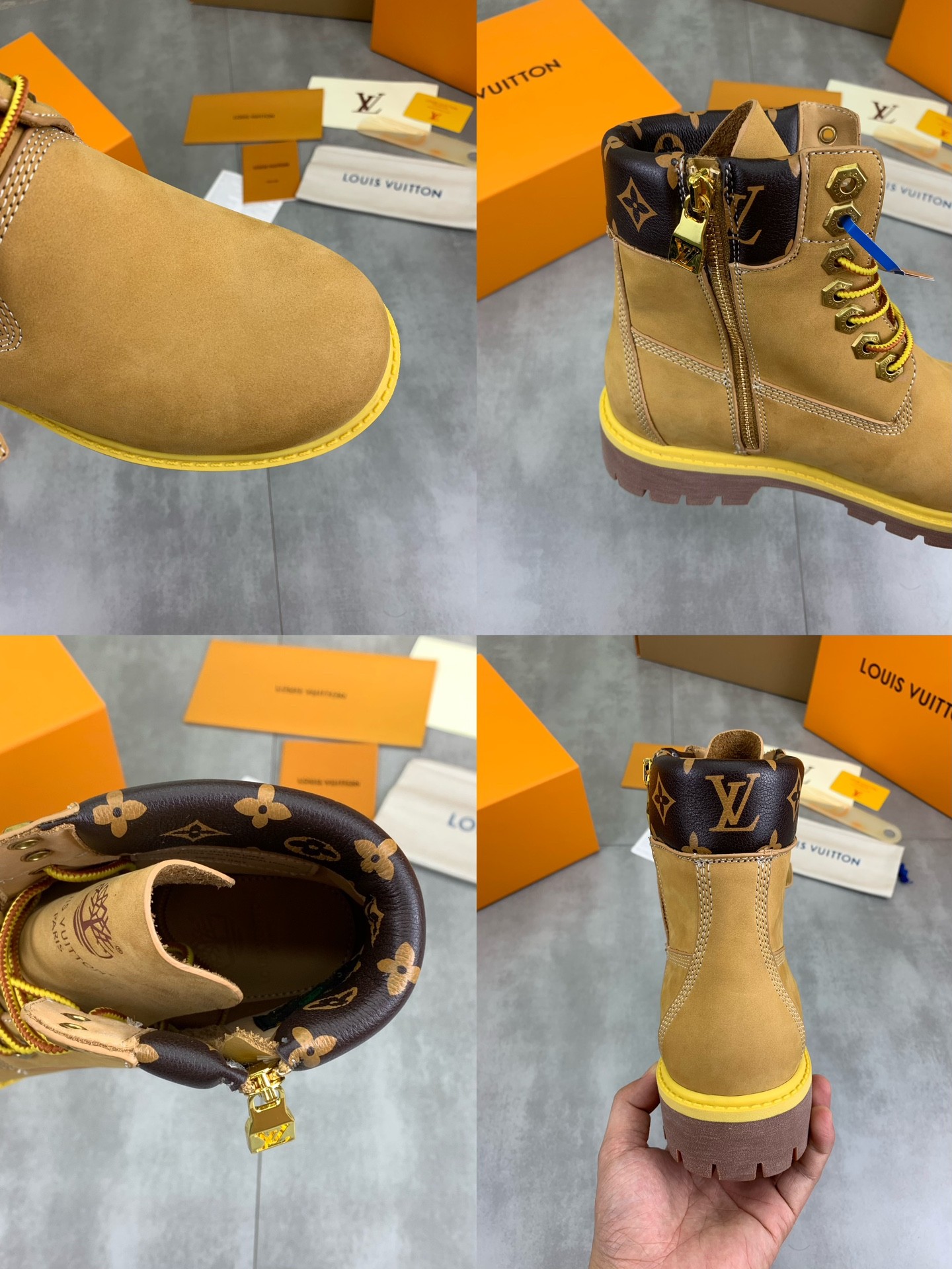[LOUIS VUITTON-루이비통] 루이비통 팀버랜드 콜라보 워커 부츠 신발