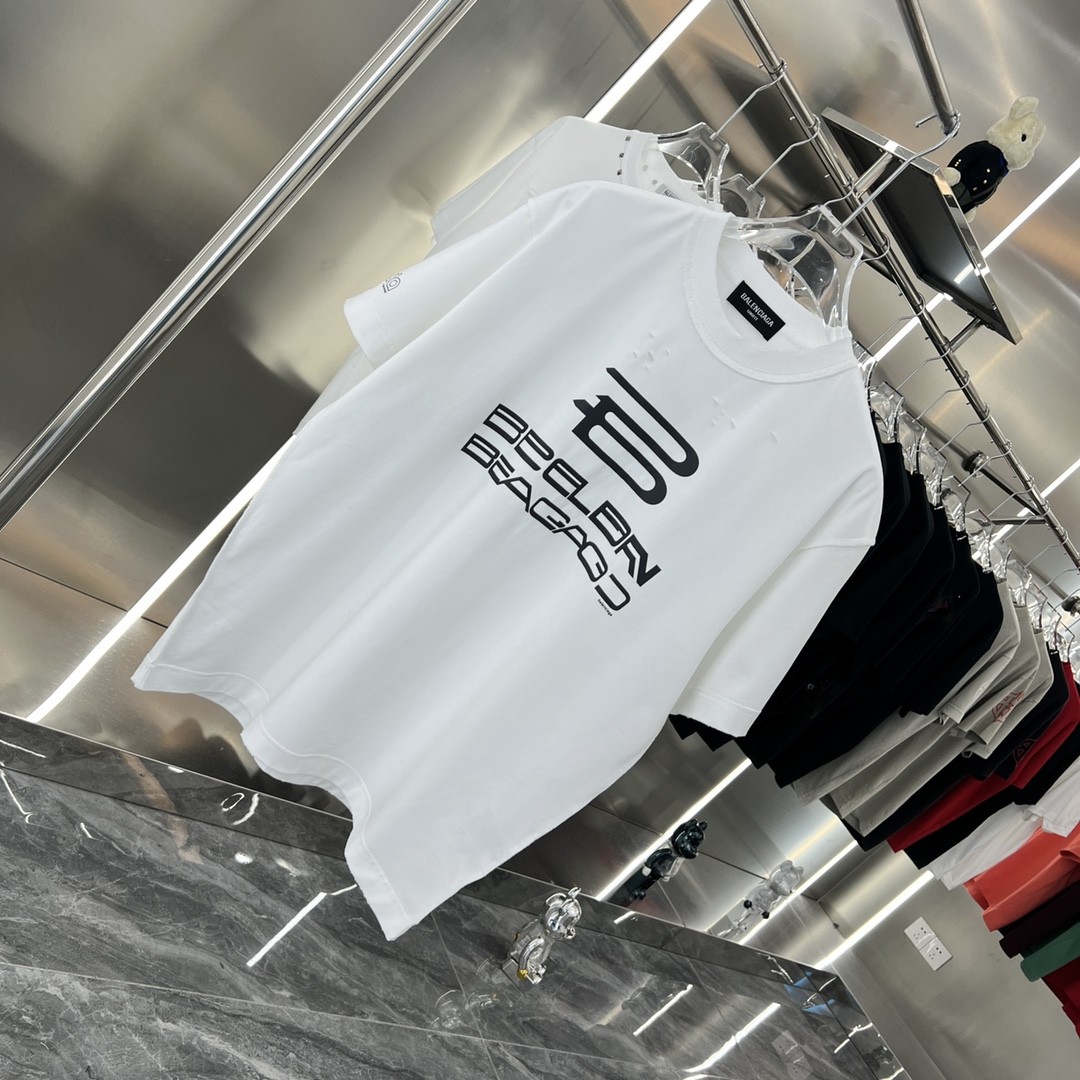 [BALENCIAGA-발렌시아가  ] 발렌시아가 2024 디스아트워크 프린팅 반팔티