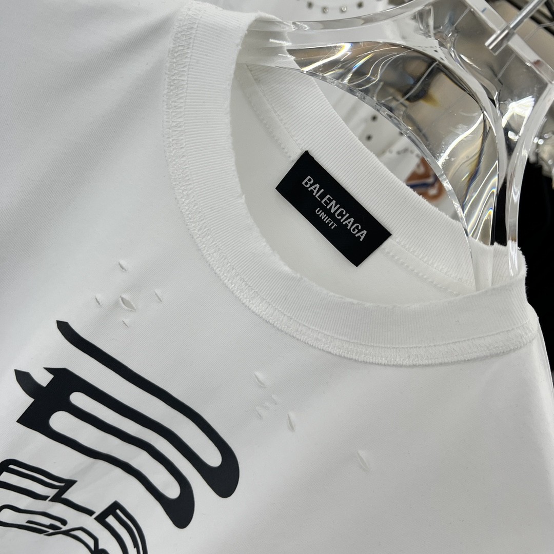 [BALENCIAGA-발렌시아가  ] 발렌시아가 2024 디스아트워크 프린팅 반팔티