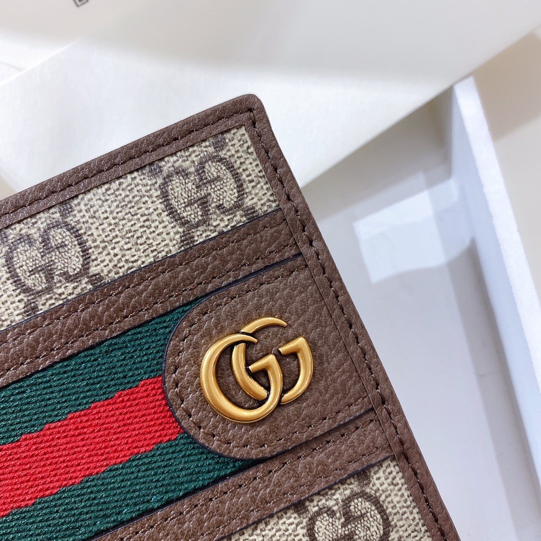 [GUCCI-구찌] 구찌 오피디아 GG 수프림 캔버스 반지갑