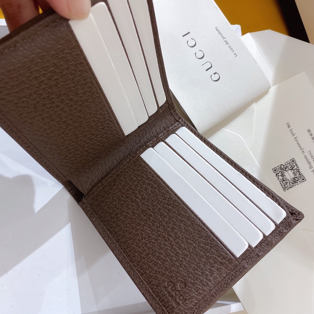 [GUCCI-구찌] 구찌 오피디아 GG 수프림 캔버스 반지갑