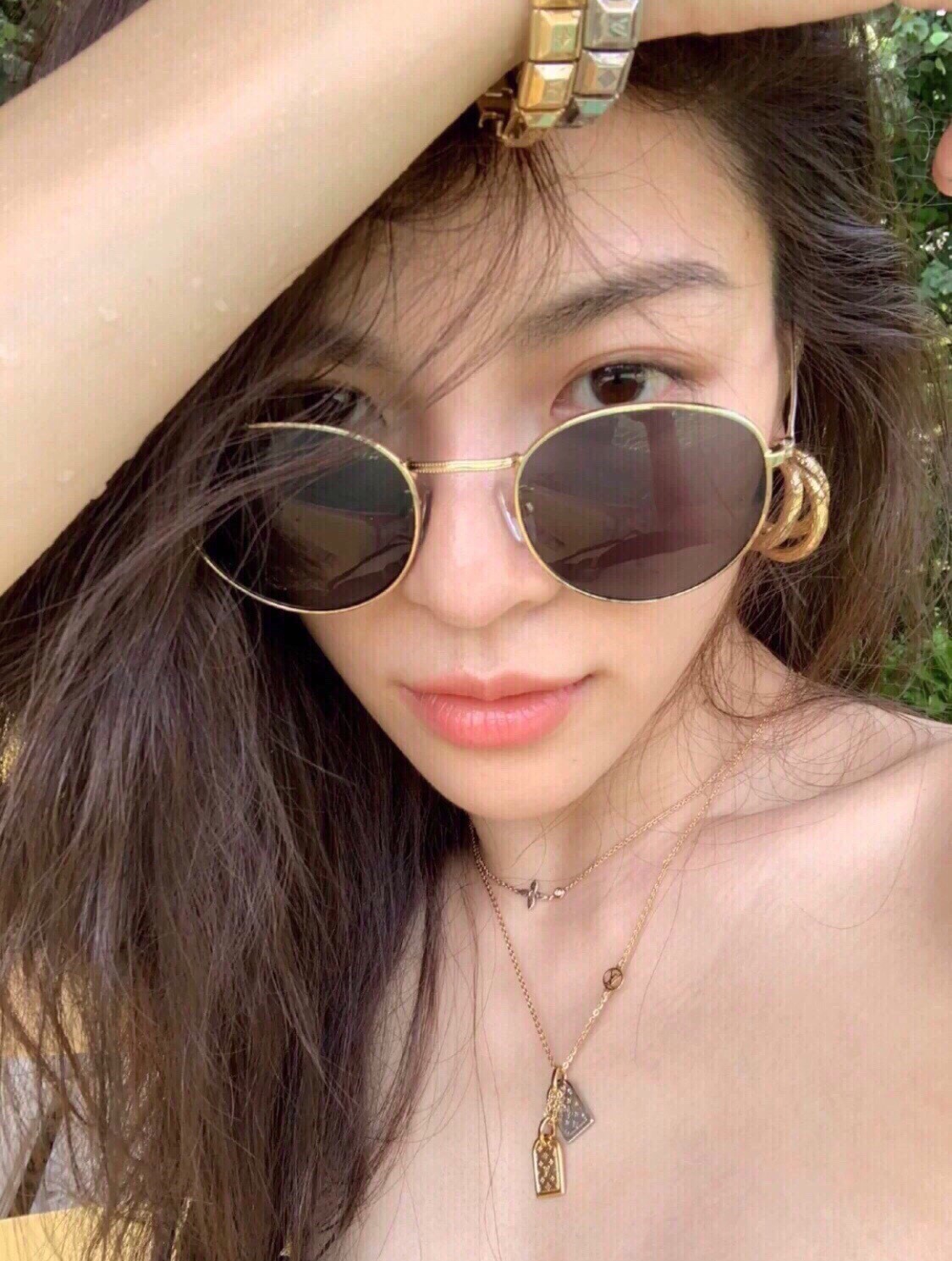 [LOUIS VUITTON-루이비통] 루이비통  나노그램 목걸이