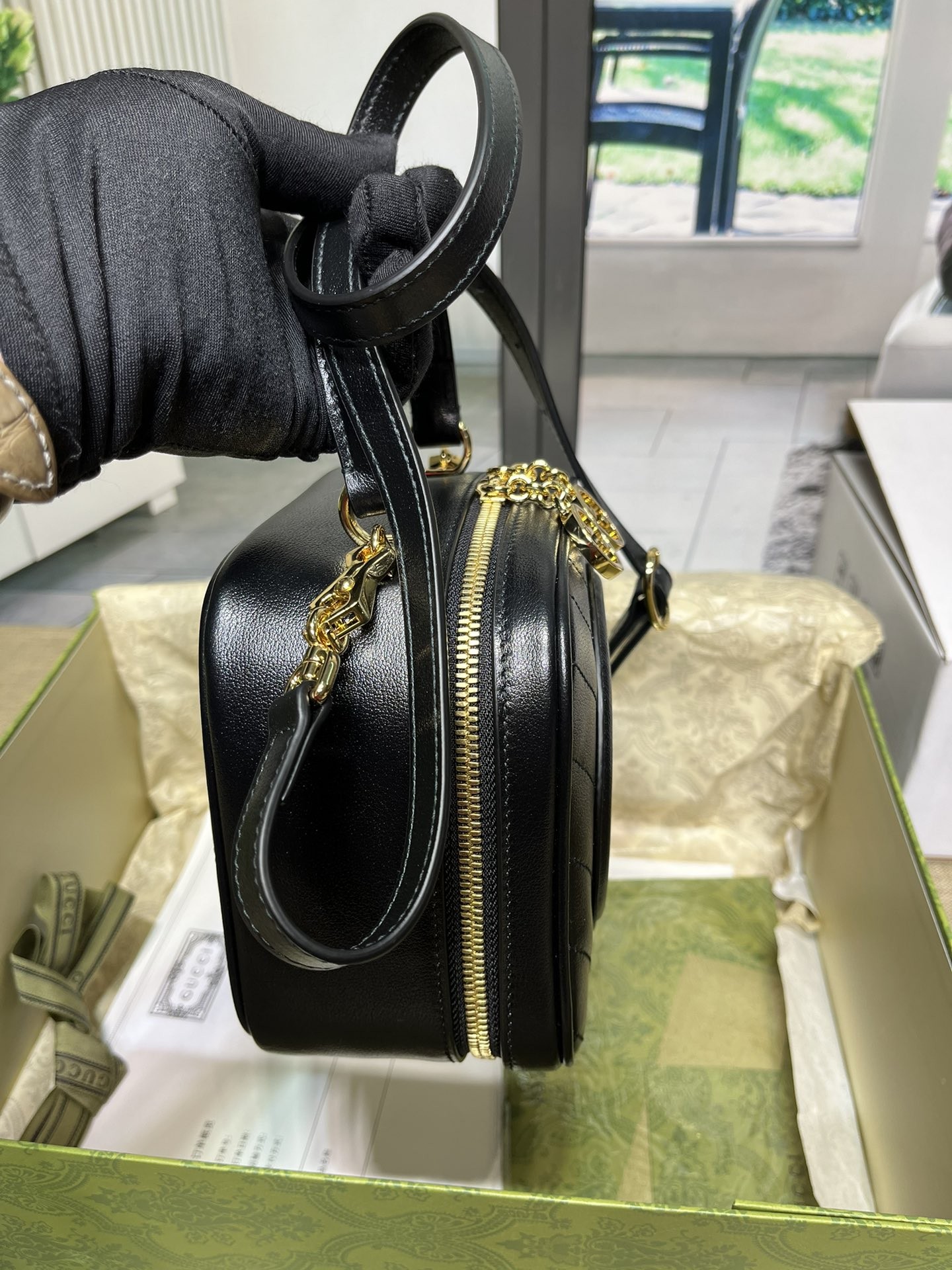 [CUCCI-구찌] 구찌 블론디 탑 핸들백