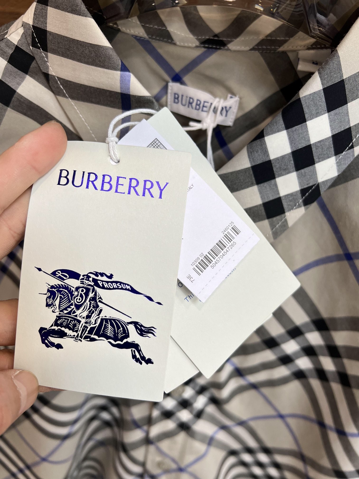 [BURBERRY-버버리] 버버리 런던 코튼 셔츠