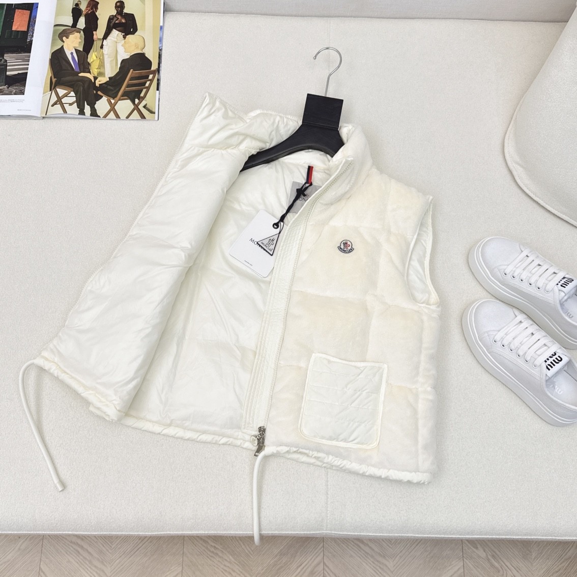 [MONCLER-몽클레어] 몽클레어 여성 다운 패딩 조끼