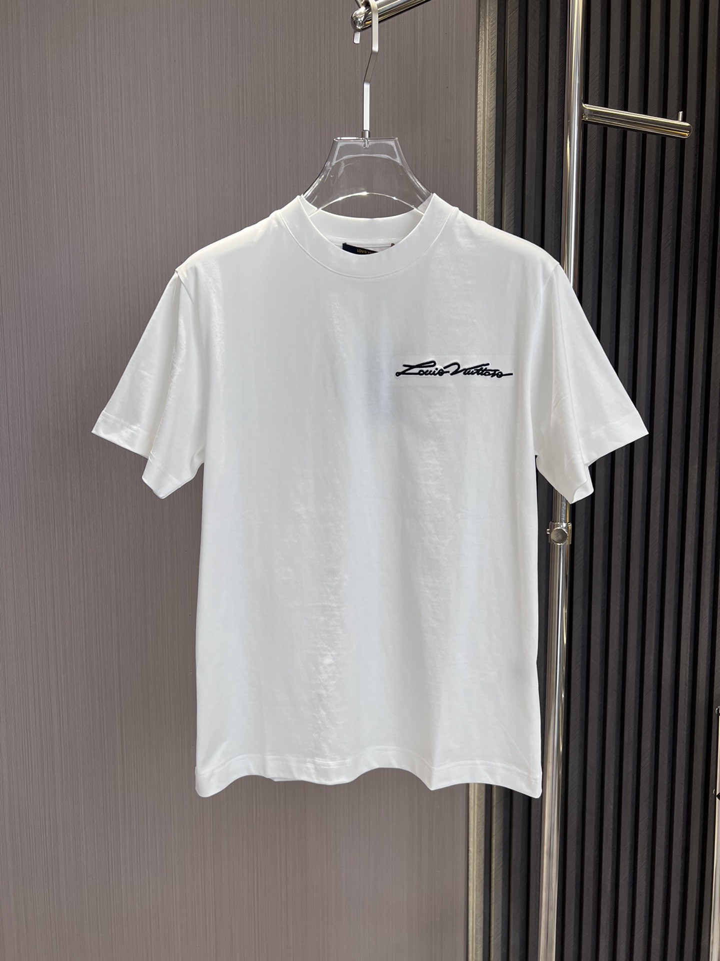 [LOUIS VUITTON-루이비통] 루이비통 로고 코튼 티셔츠
