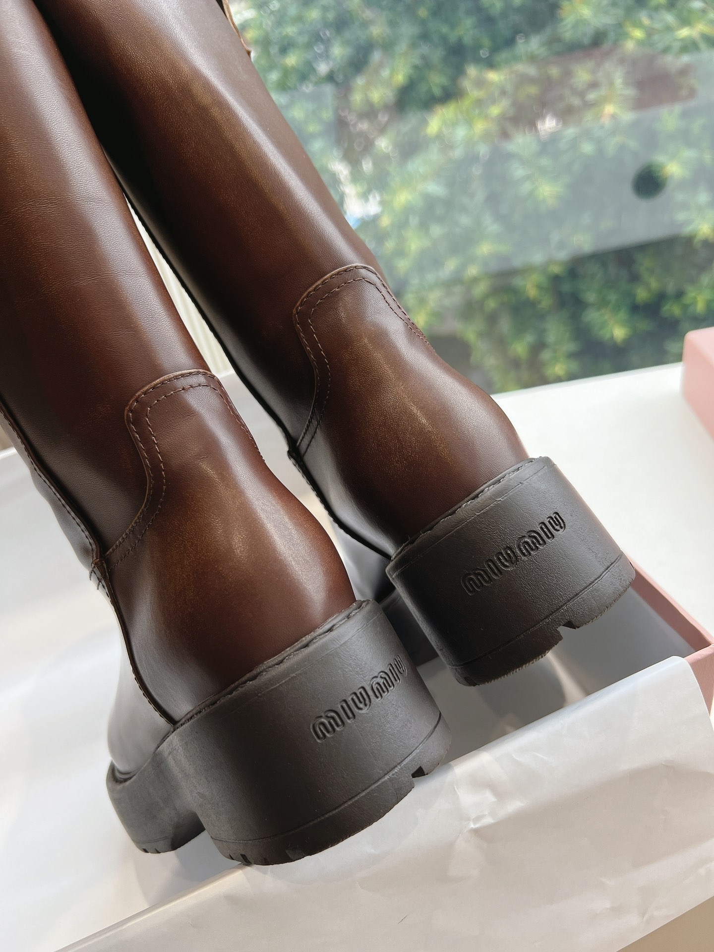 [MIU MIU-미우미우]  미우미우 롱 부츠