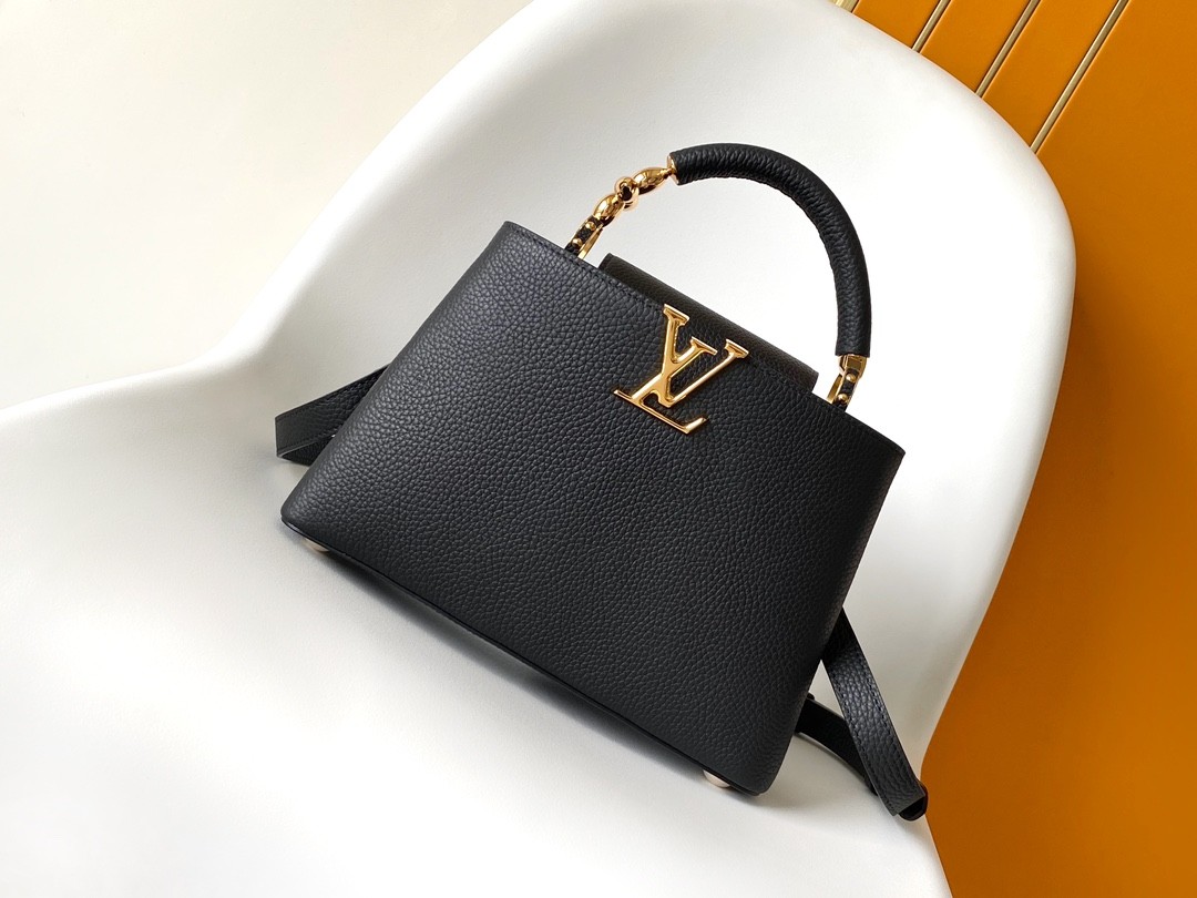 [LOUIS VUITTON-루이비통] 루이비통 카푸신 토트 BB 블랙 M23943