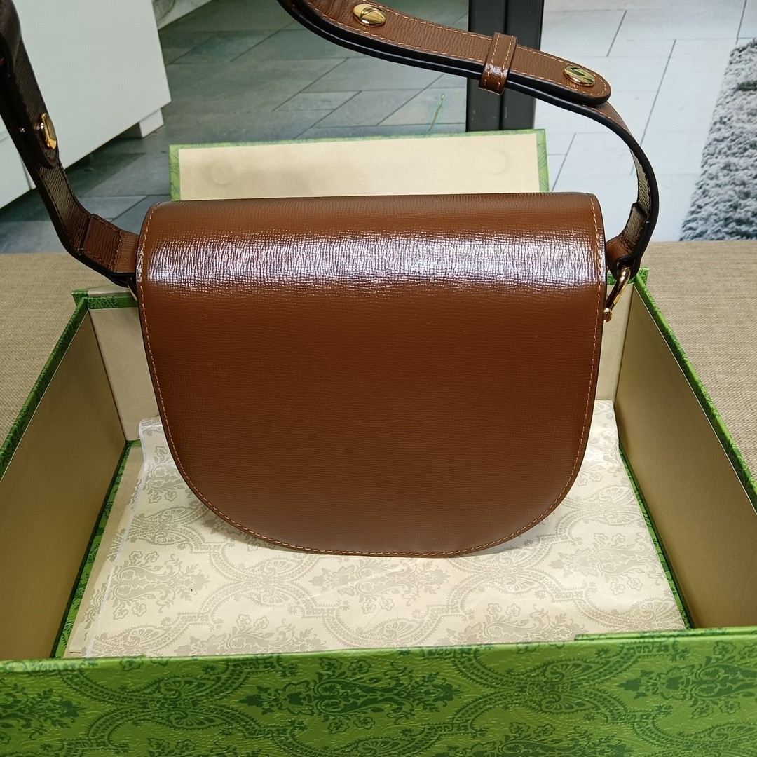 구찌 홀스빗 1955 라운드 미니백