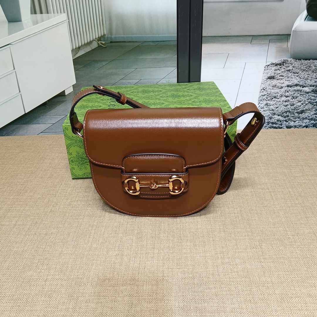 구찌 홀스빗 1955 라운드 미니백