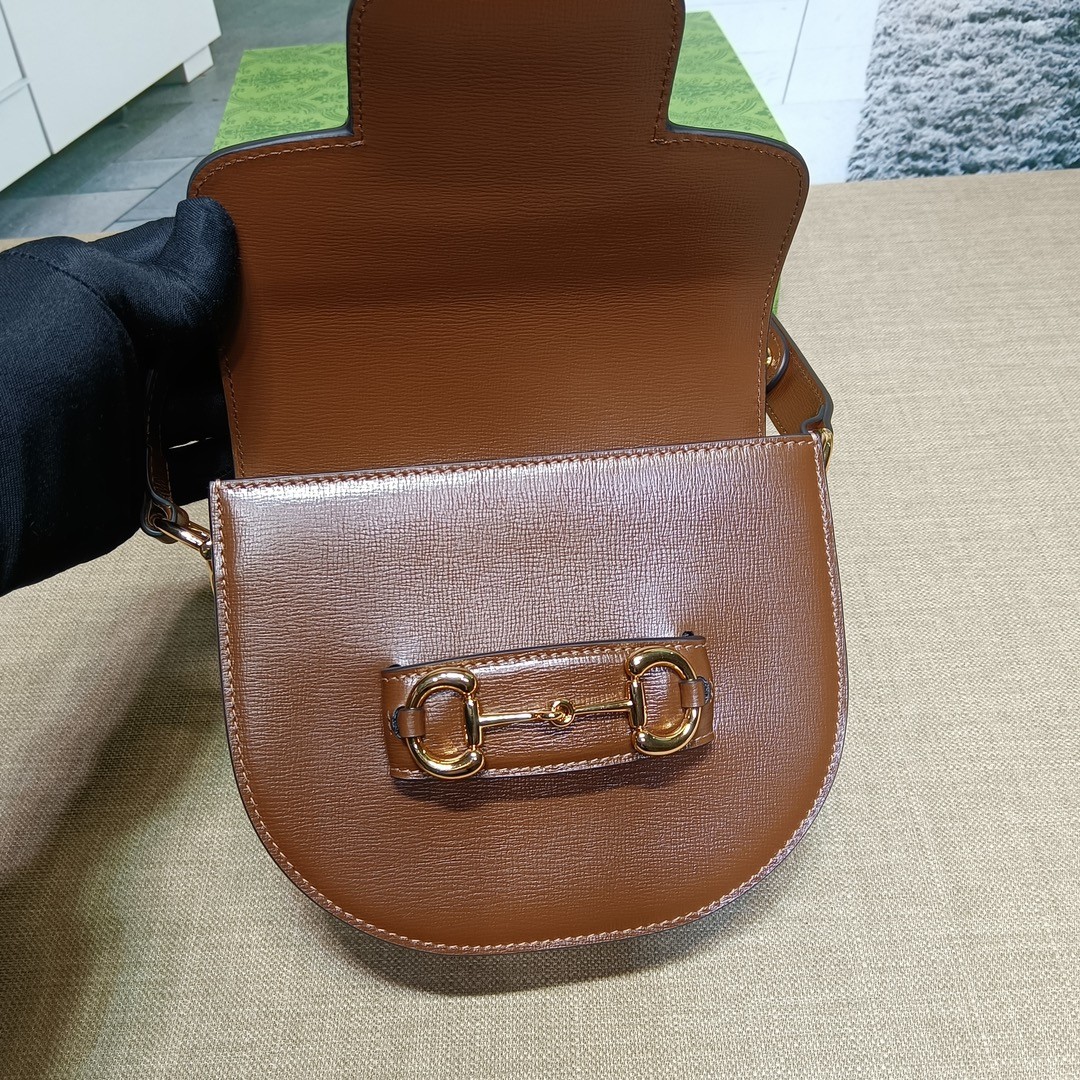 구찌 홀스빗 1955 라운드 미니백