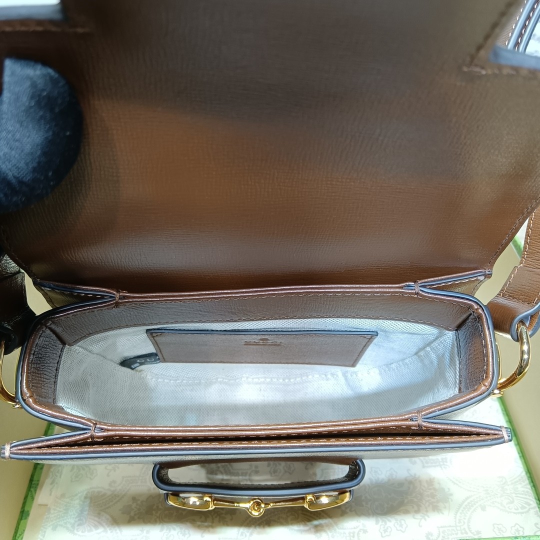 구찌 홀스빗 1955 라운드 미니백