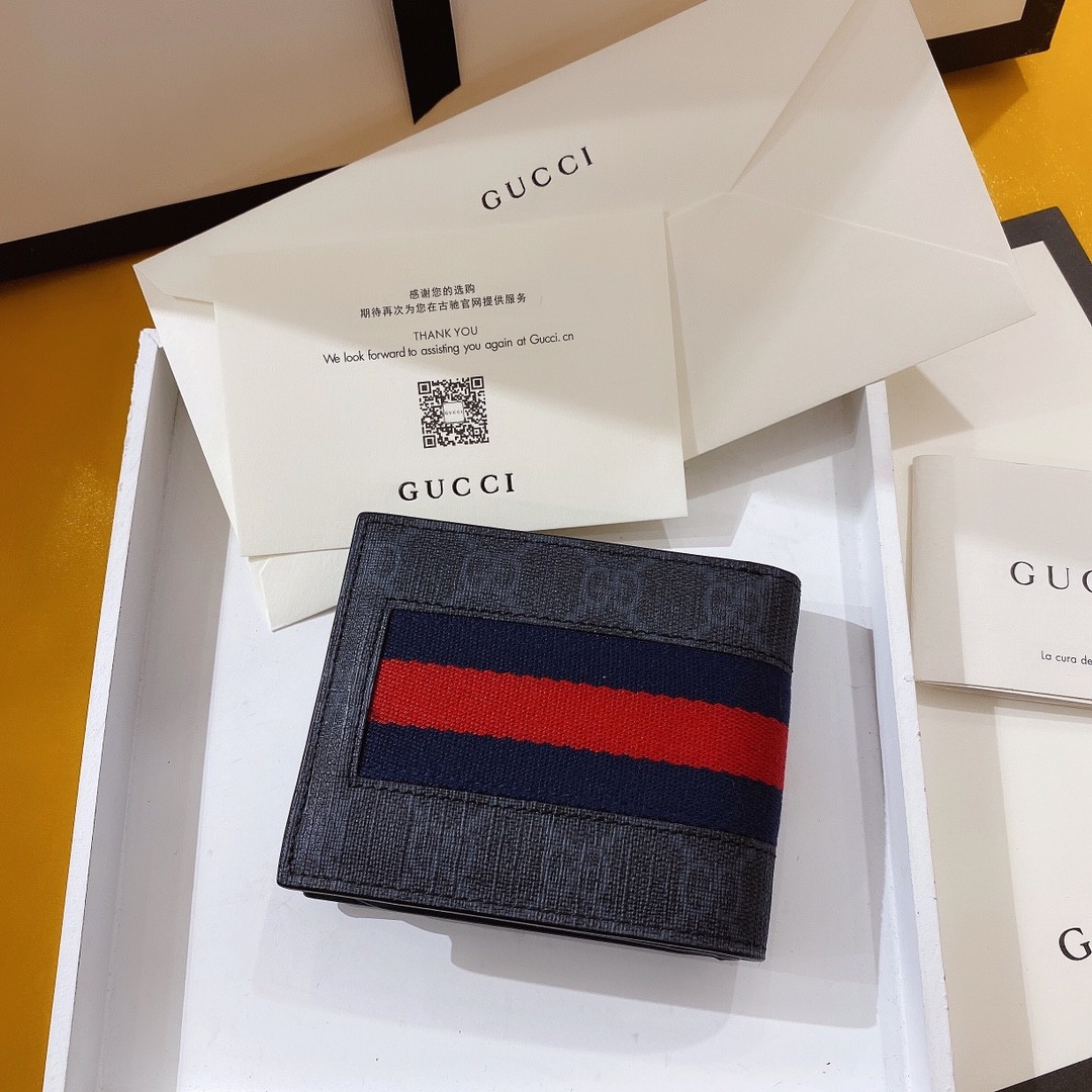 [GUCCI-구찌] 구찌 수프림 반지갑