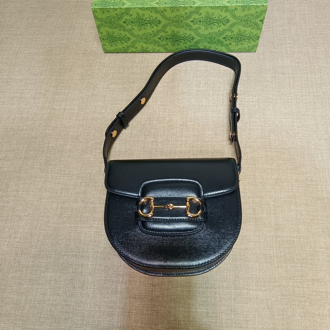 구찌 홀스빗 1955 라운드 미니백