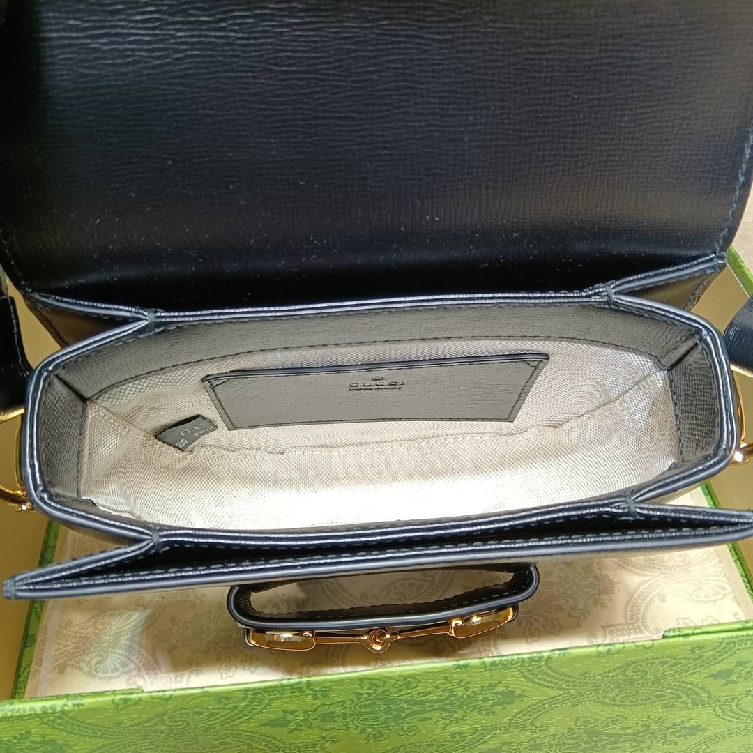 구찌 홀스빗 1955 라운드 미니백