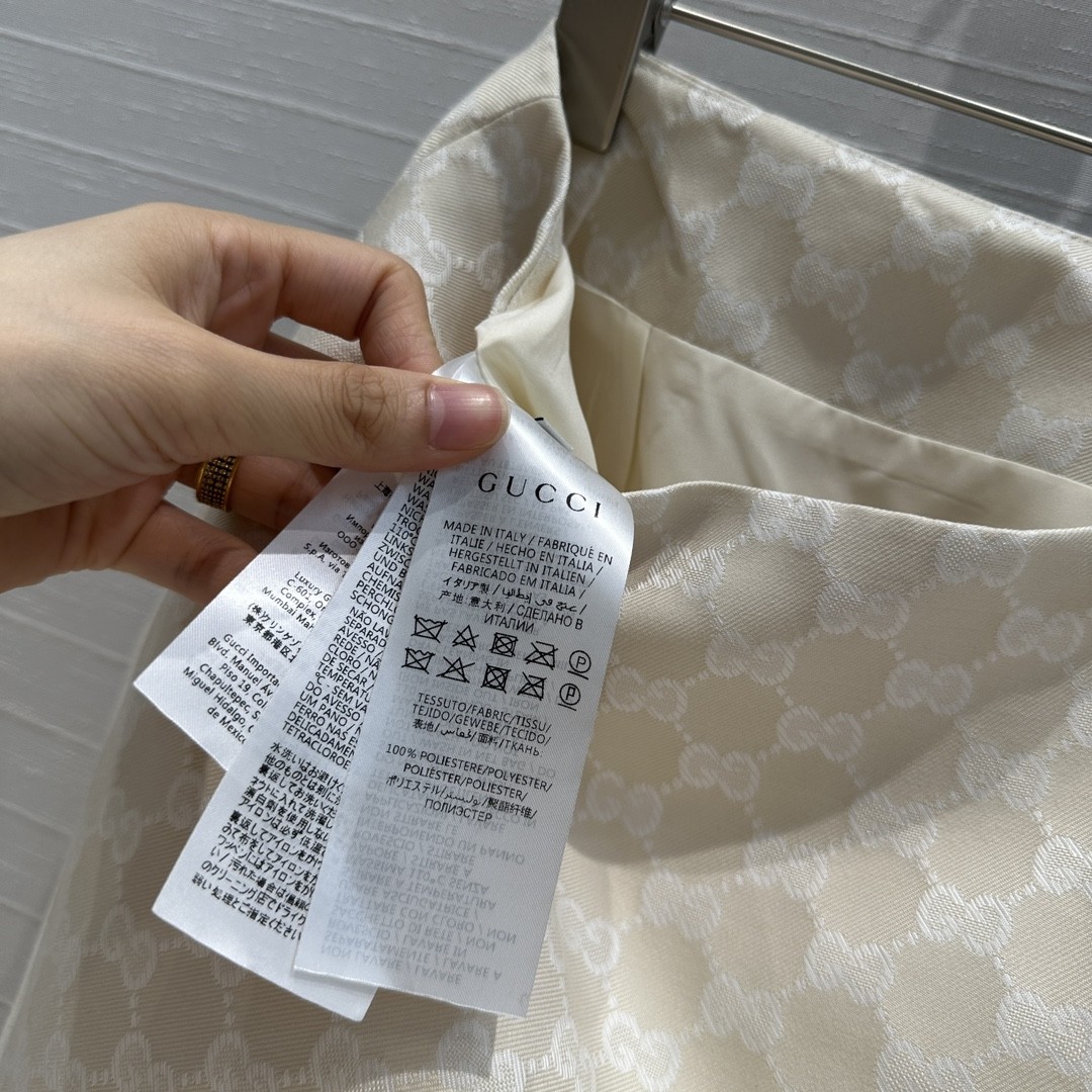 [GUCCI-구찌 ] 구찌  우먼스GG 라메 치마