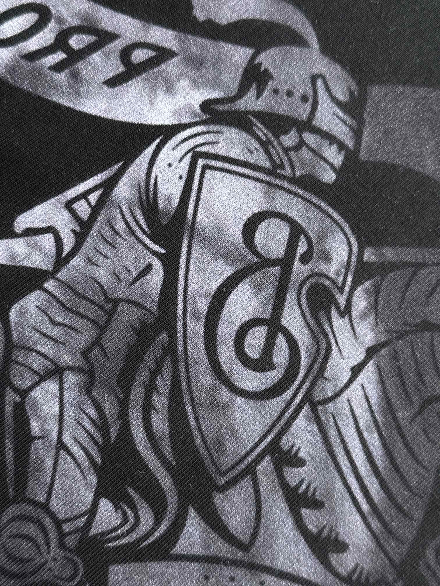 [BURBERRY-버버리] 버버리 프린트 반팔 티셔츠 블랙